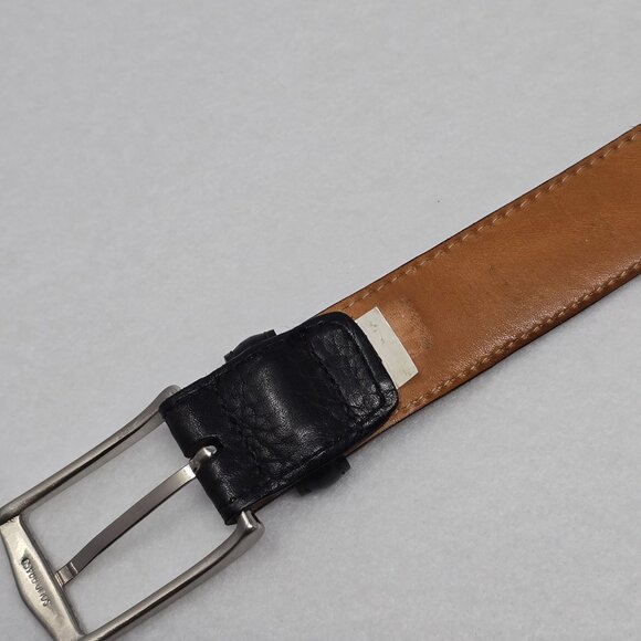 Martin Dingman Belt Mens Sz 40 Premium European Calfskin Black Leather - Picture 10 of 16